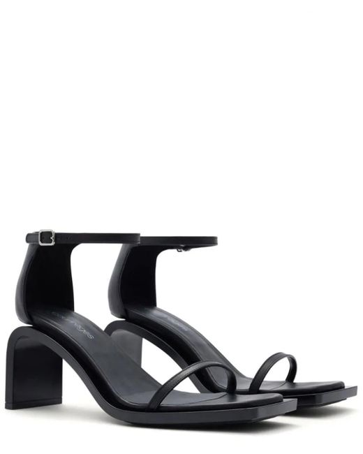 Courreges Black Sandalen