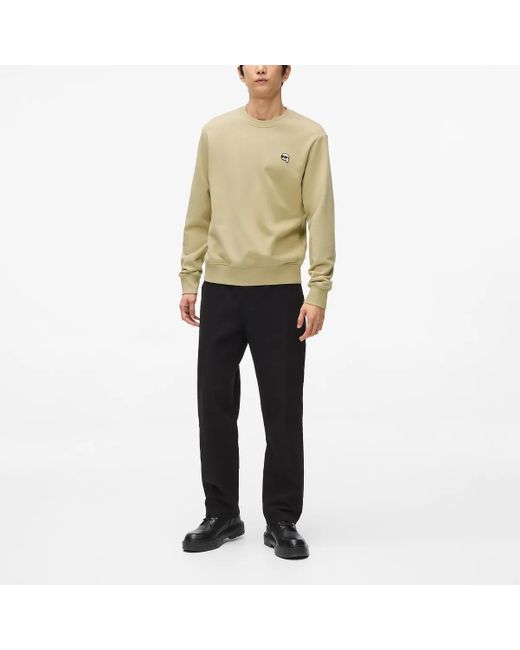 Karl Lagerfeld Ikon Sweatshirt in Natural für Herren