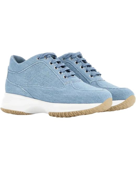 Hogan Blue Low-Top Sneaker