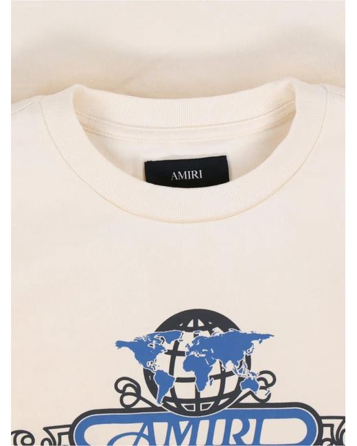 Amiri Boxy-Fit Graphic T-Shirt With Midnight Message in White für Herren