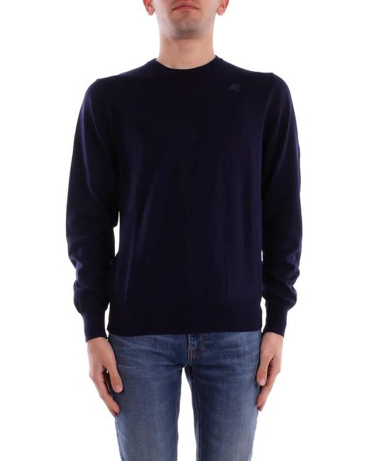 K-Way Sweaters Blu Depth in Blue für Herren