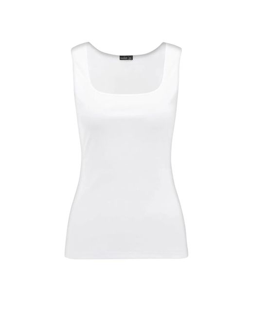 Van Laack White T-Shirt Slim Fit Uni