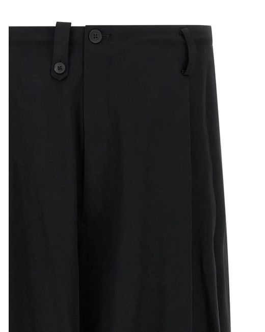 Yohji Yamamoto New Standard Wallet' Pants in Black für Herren