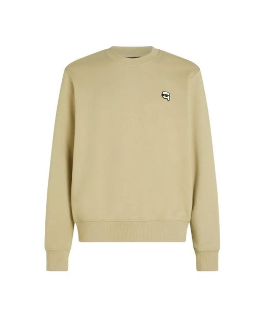 Karl Lagerfeld Ikon Sweatshirt in Natural für Herren