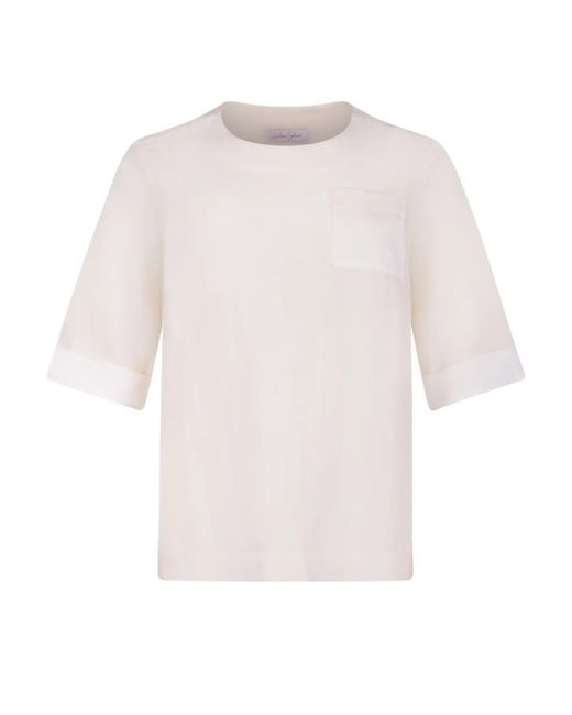 Helene Galwas White Shirt Mit Geradem Schnitt Kaitlyn