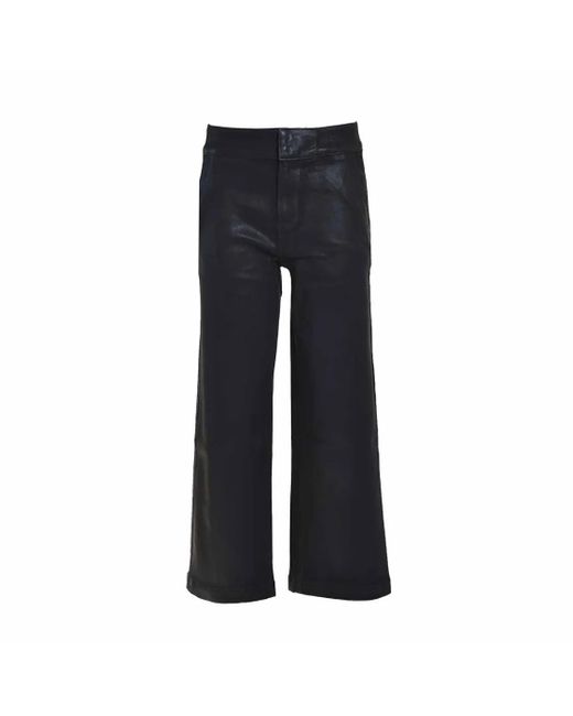 PAIGE Blue Jeans Culotte Nellie Spread Luxe Coating