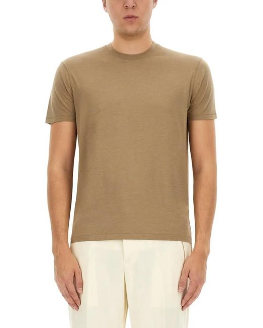 Tom Ford T-Shrt Regular Fit in Natural für Herren