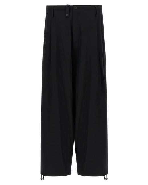 Yohji Yamamoto New Standard Wallet' Pants in Black für Herren