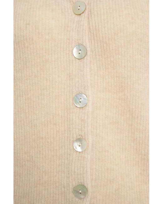 Crush Natural Semara' Cashmere Cardigan