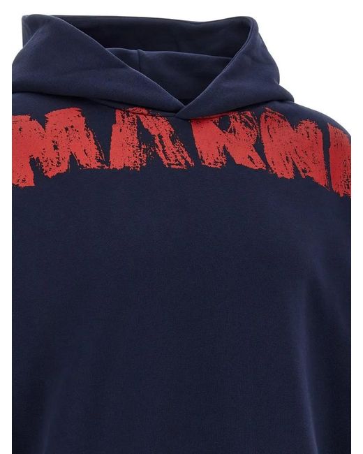 Marni Monolith' Hoodie in Blue für Herren