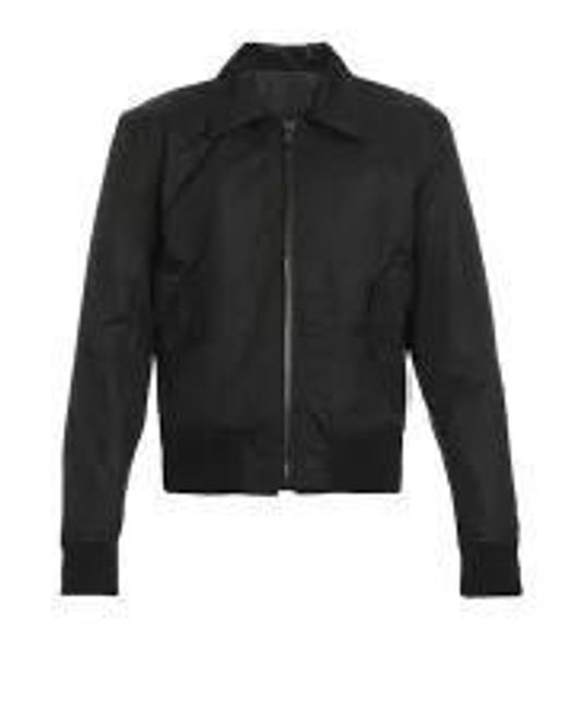 Balmain Contemporary Coat With Ribbed Cuffs And Flap in Black für Herren