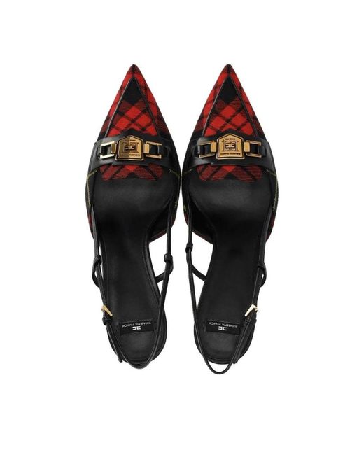 Elisabetta Franchi Brown Hohe Schuhe