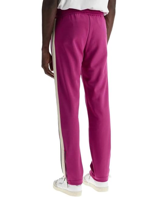 Palm Angels Red Logo Track Pants