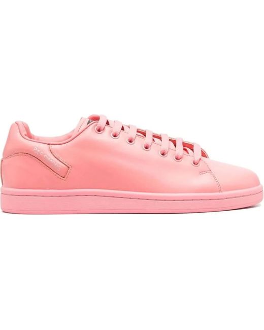 Raf Simons Pink Low-Top Sneaker