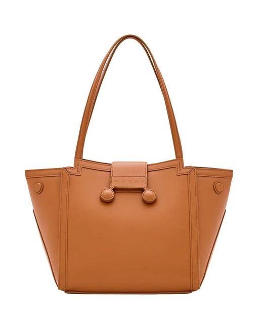 Marni Brown Shopper & Totes