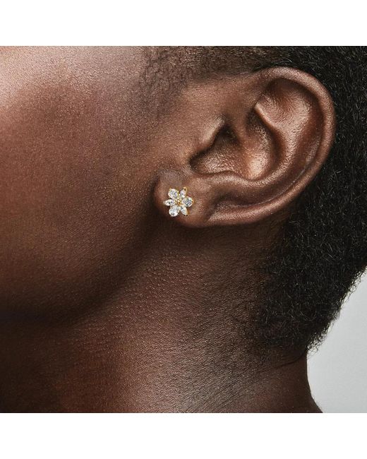 Pandora White Ohrringe
