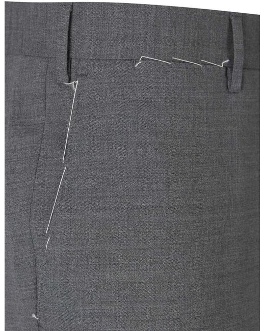 PT Torino Formal Wool Trousers in Black für Herren
