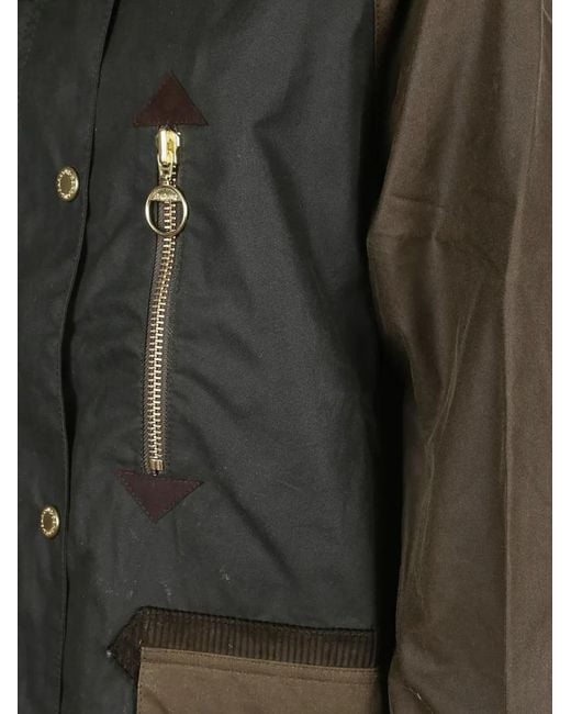 Barbour Black Evette Waxed Jacket