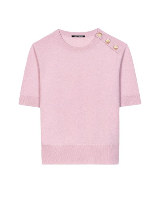 Luisa Cerano Pink Pullover Aus Kaschmir-Mix