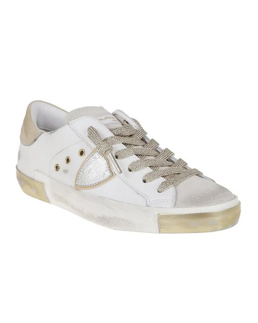 Philippe Model White Low-Top Sneaker