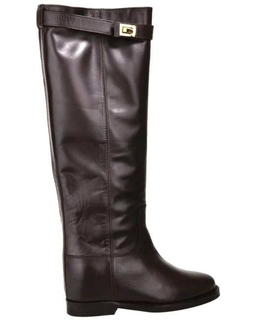 Via Roma 15 Black Stiefel