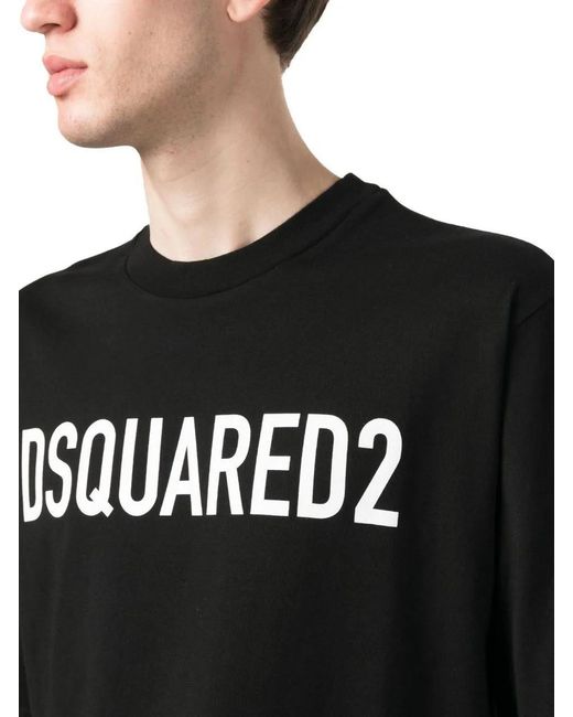 DSquared² T-Shirts And Polos in Black für Herren