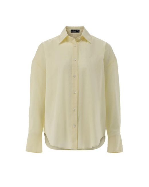 Van Laack Green Bluse Modern Fit Uni