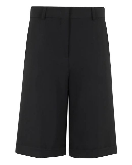 Moschino Black Tailored Bermuda Shorts