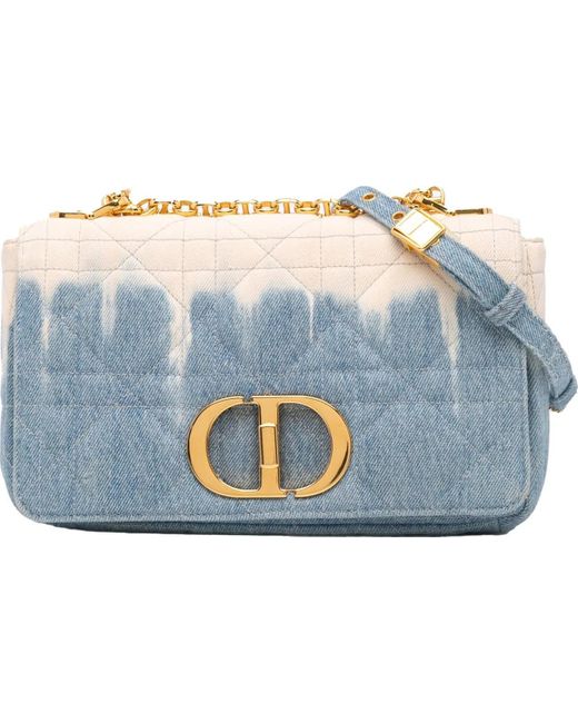 Dior Blue Hobo Bags