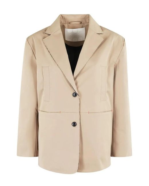 OOF WEAR Natural Tailored Jacket With Notched Lapel