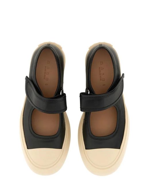 Marni Black Low-Top Sneaker