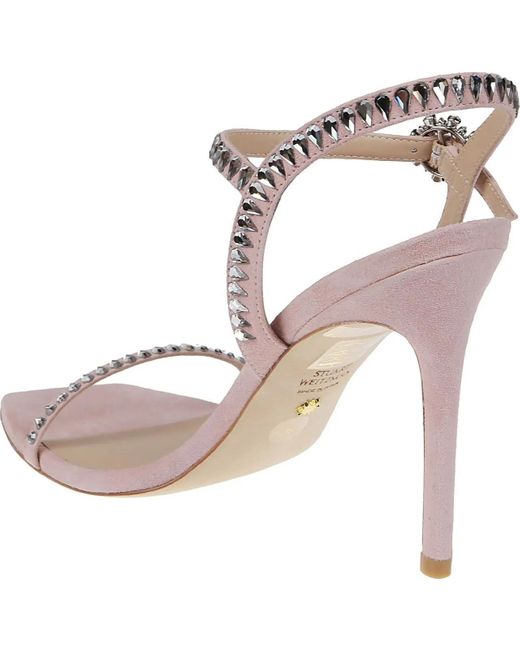 Stuart Weitzman Metallic Sandalen
