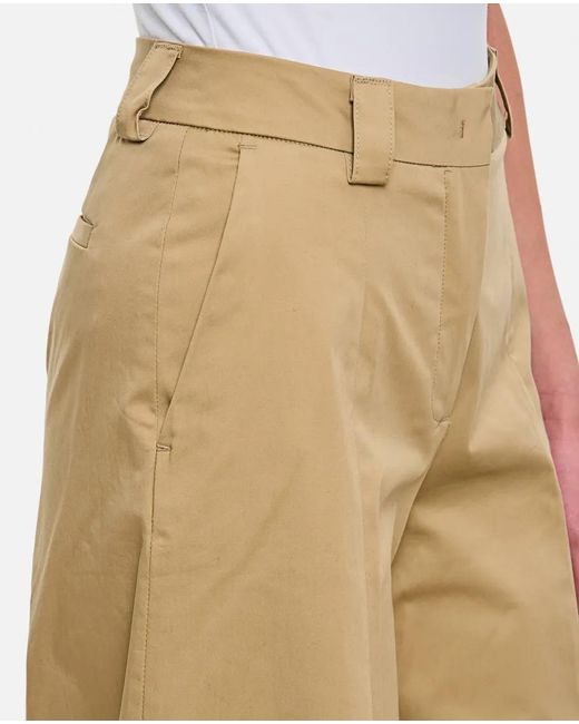 THE LATEST Natural Alma Popeline Trousers