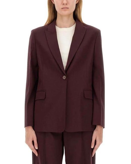 Alysi Purple Tailored Jacket