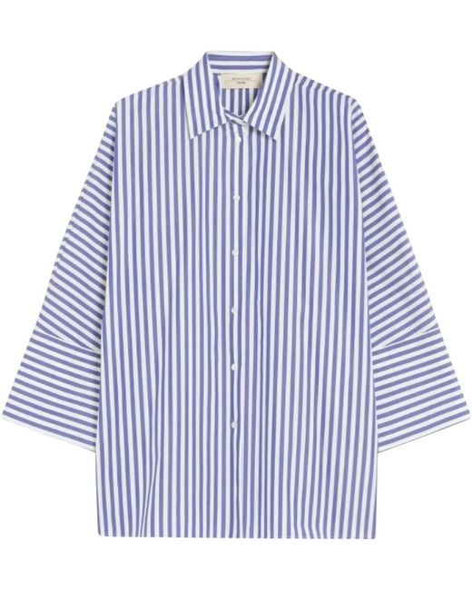 Max Mara Blue Weekend Blouses Lichtblauw 2515111092600