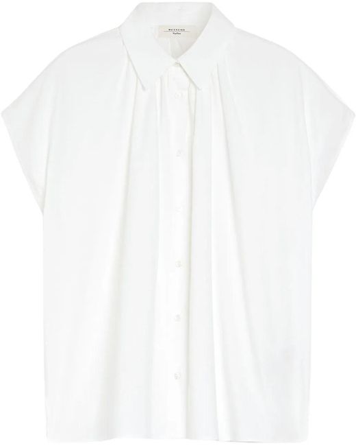 Max Mara White Weekend Vallo Blouses Wit 2515111032600