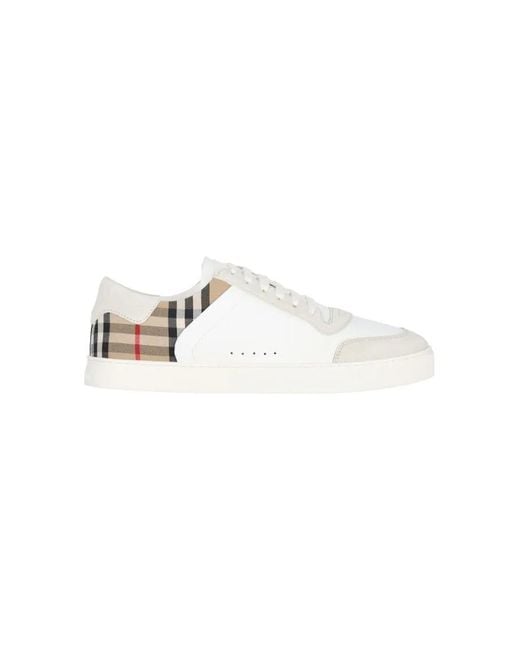 Burberry Low-Top Sneakers in het White voor heren