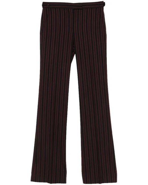 Alexander McQueen Black Tailored High-Waist Trousers