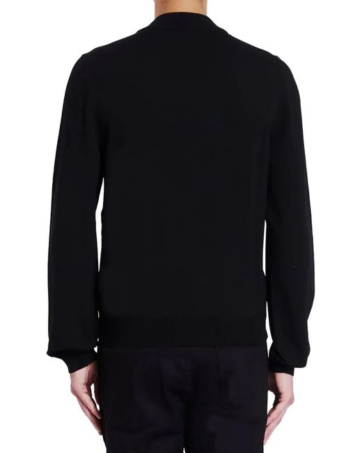 Céline Black Blend Wool Triomphe Sweater