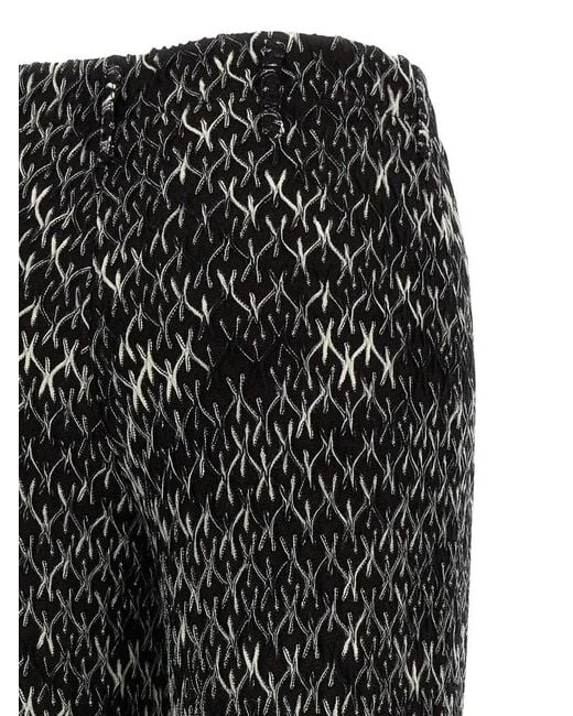 Missoni Black Flamed Lace Pants