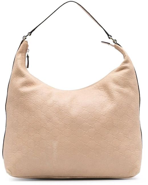 Gucci Natural Hobo Bags