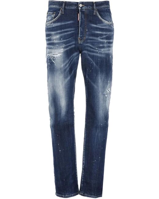 DSquared² Blue Regular Fit Jeans 642