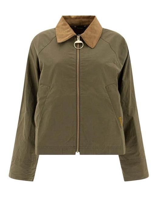 Barbour Green "Catlin" Waterproof Jacket