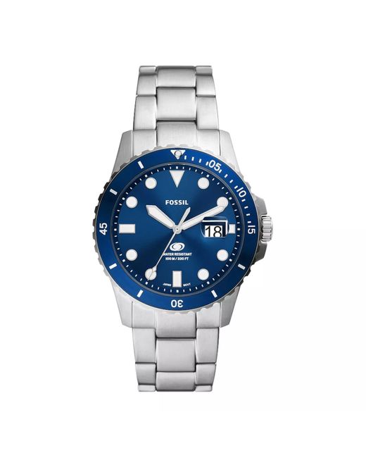 Fossil Uhren in Blue für Herren