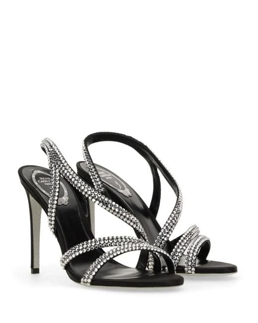 Rene Caovilla Metallic Hohe Schuhe