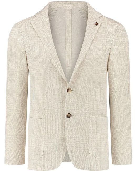 Lardini Jacket Liknit in Natural für Herren