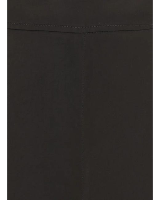 Jil Sander Black Viscose Palazzo Pants