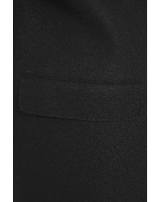 Harris Wharf London Black Virgin Wool Coat