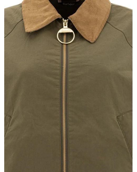 Barbour Green "Catlin" Waterproof Jacket