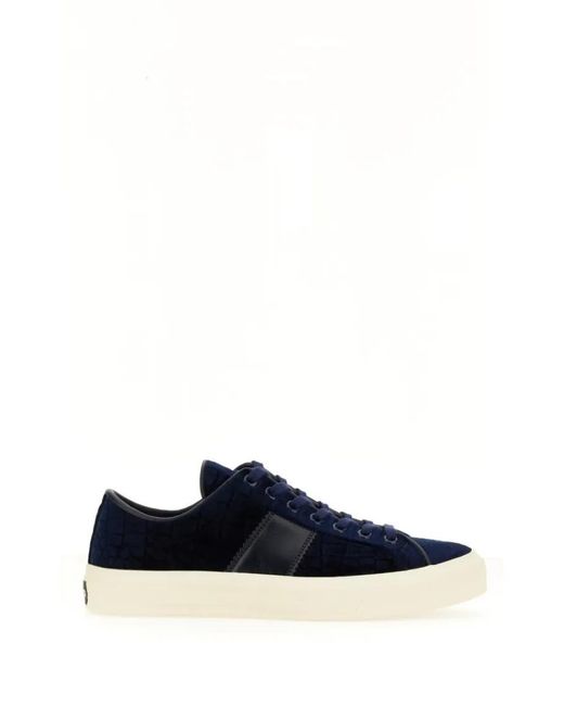 Tom Ford Low-Top Sneaker in Blue für Herren